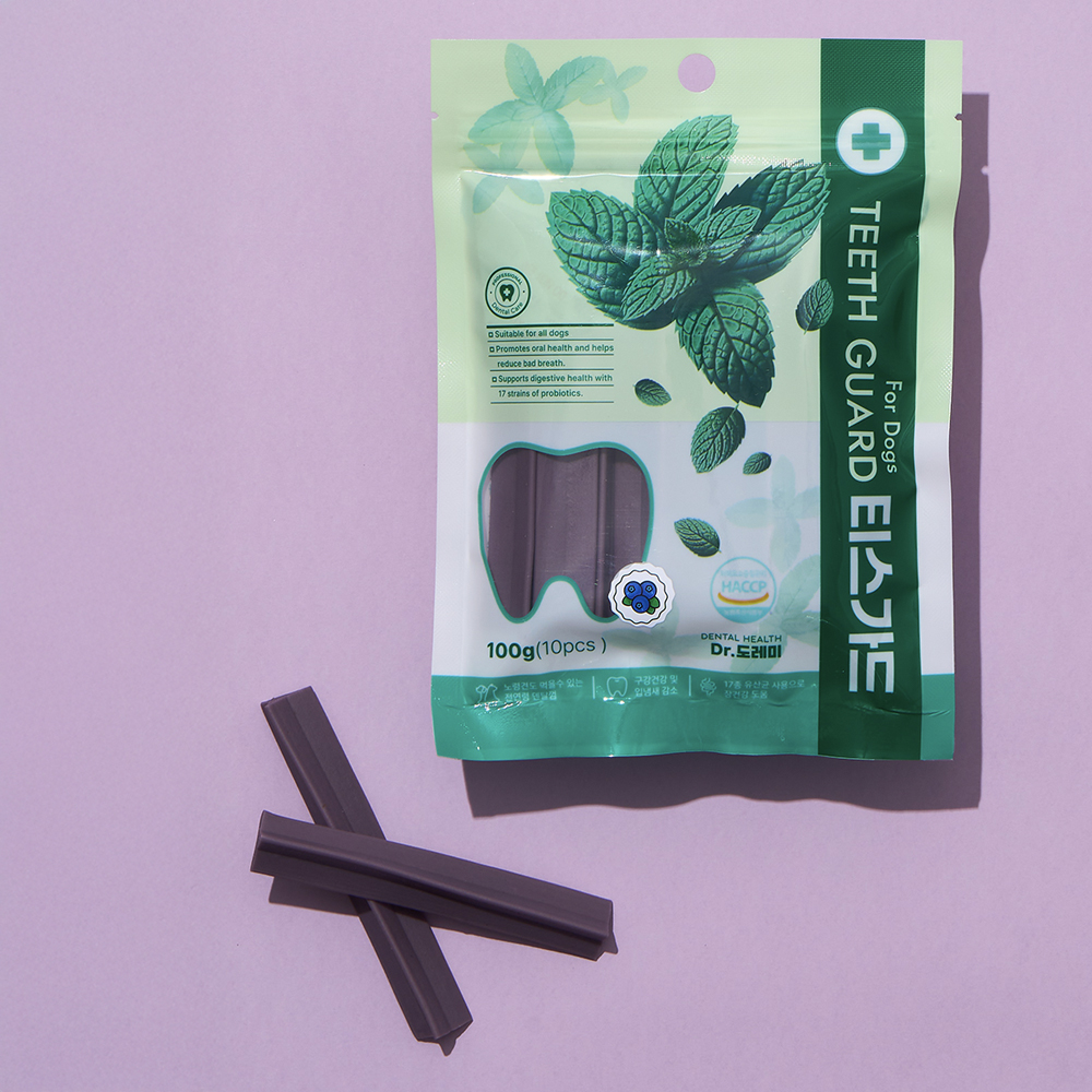 [펫도매단독! 5+1행사!] 닥터도레미 티스가드덴탈껌(블루베리)10p