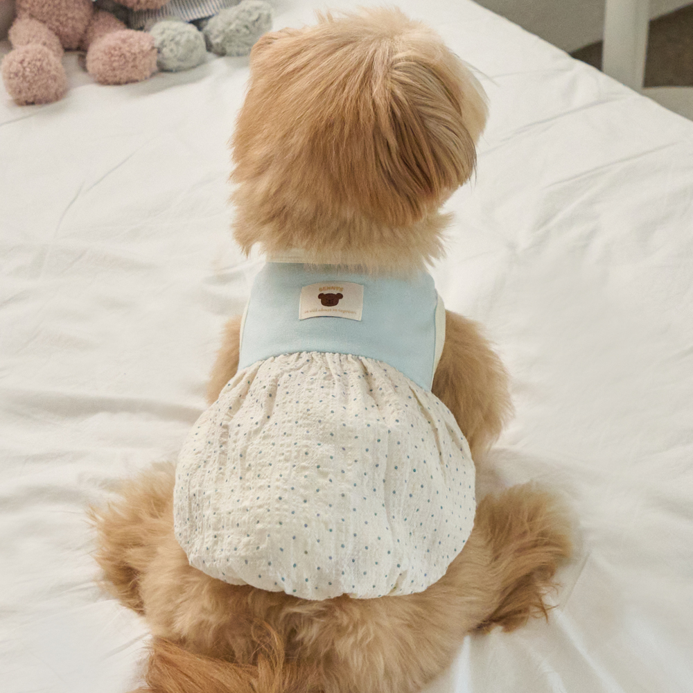 베니즈 베냇 벌룬 원피스 스카이블루 S-XL