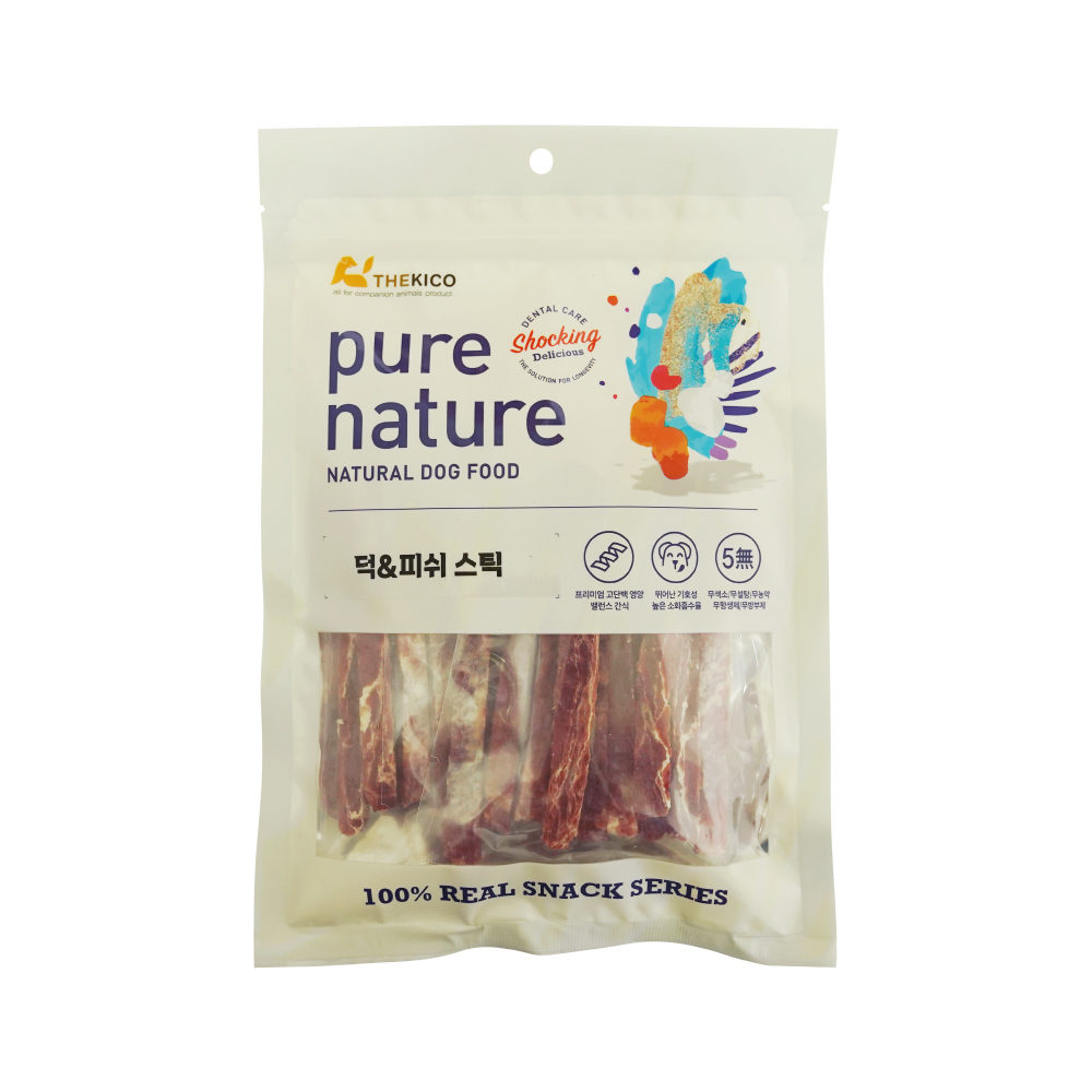 퓨어네이쳐 덕&피쉬 스틱 180g