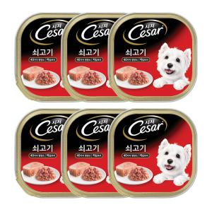 *특가* [시저] 쇠고기 (100g) x 6개입 / 1,400원