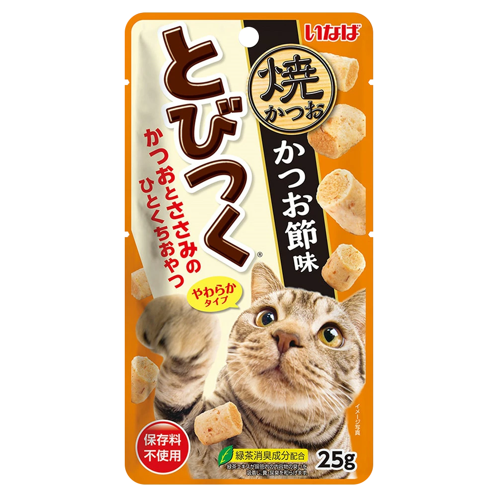 [6개세트] 이나바 토비츠쿠 구운가다랑어+가다랑어포 25g (QSC-215)