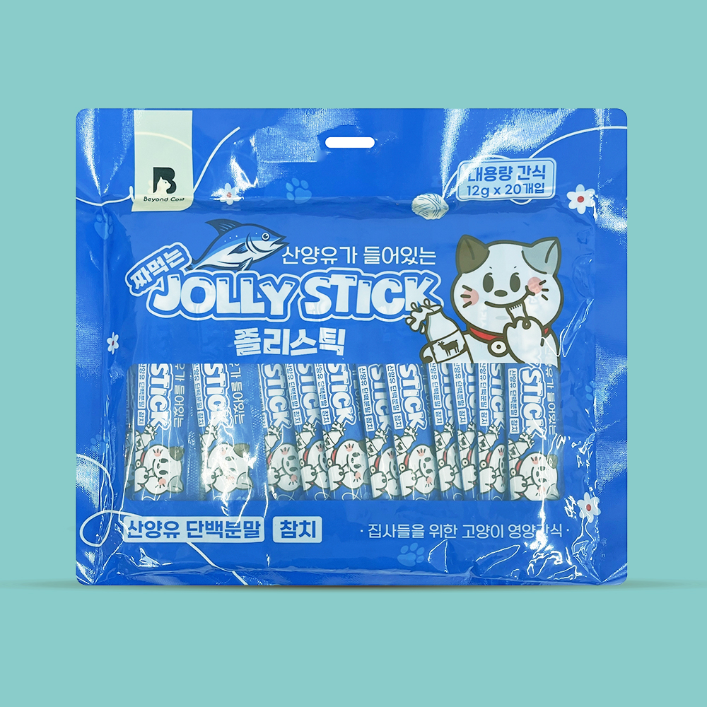 졸리스틱 산양유 고양이 츄르, 참치, 12g x 20개입