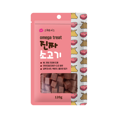 스위트키스 트릿간식 진짜 [소고기] 120g