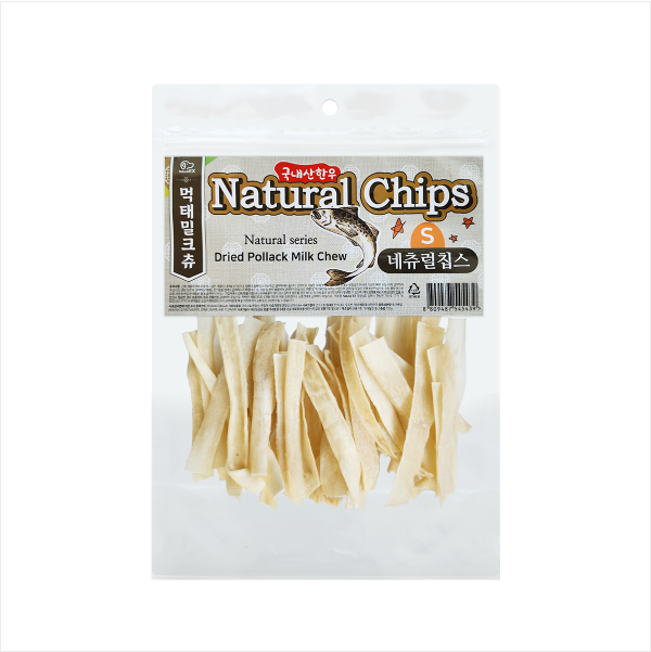 [네추럴EX] 먹태밀크츄 네츄럴칩스S 120g