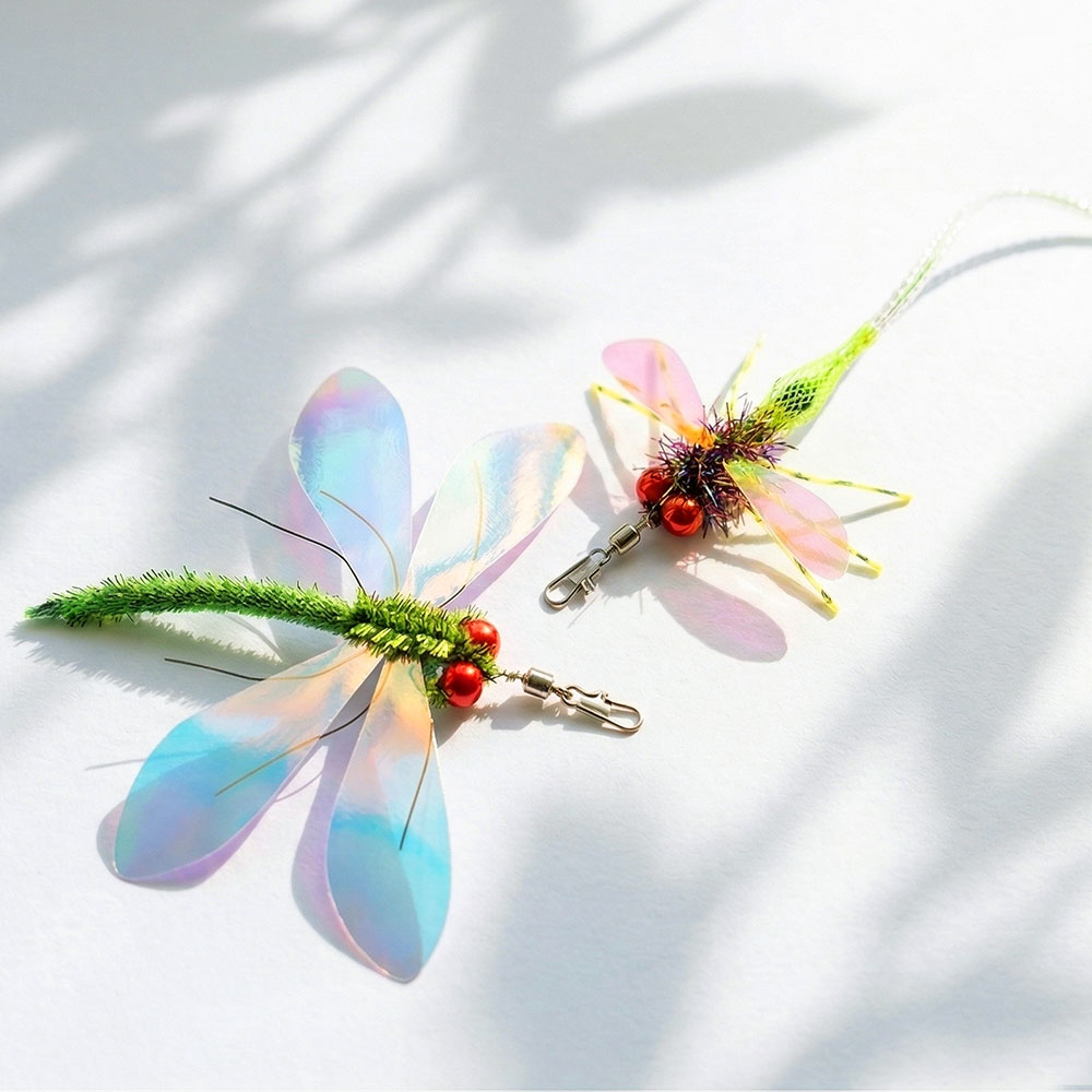 크레용펫 홀로그램 잠자리 듀오 낚시대 리필