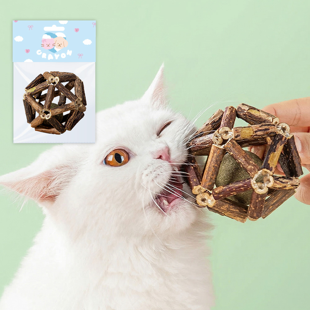 크레용펫 캣닢 쏙 마따따비 둥지볼 7.5cm