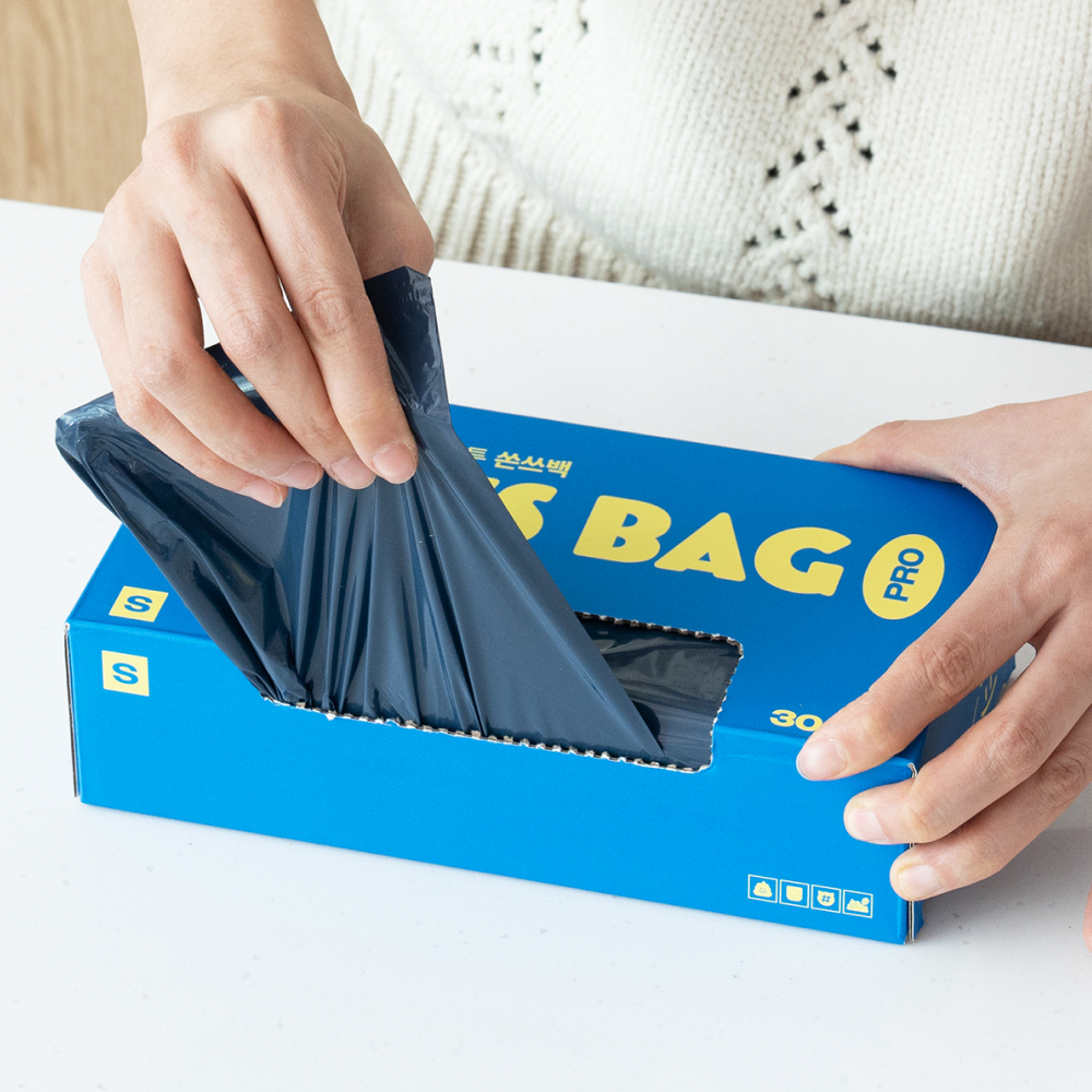 【매장】쏜쓰백 PRO 99.9% 똥냄새 차단 봉투 고양이 강아지