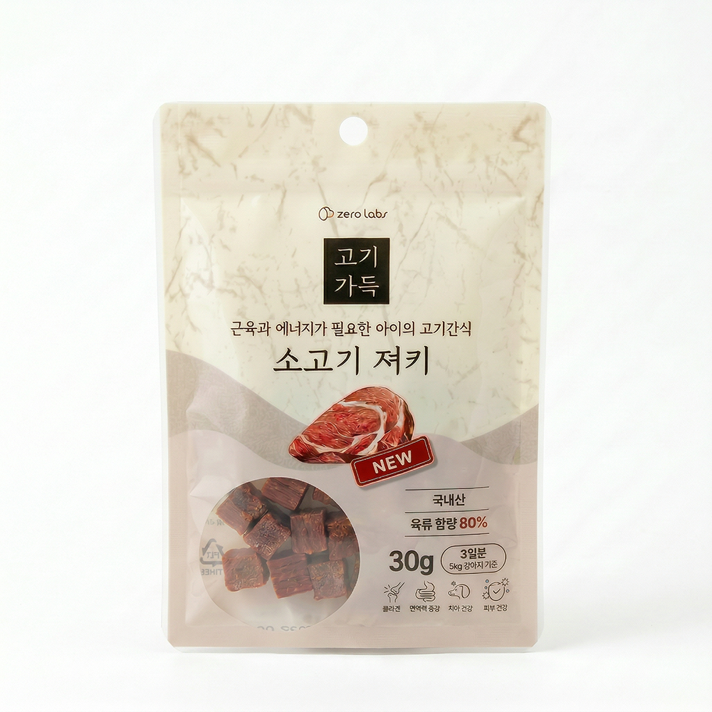 [오프라인전용, 5+1행사!] 제로랩스 고기가득져키30g (소고기)