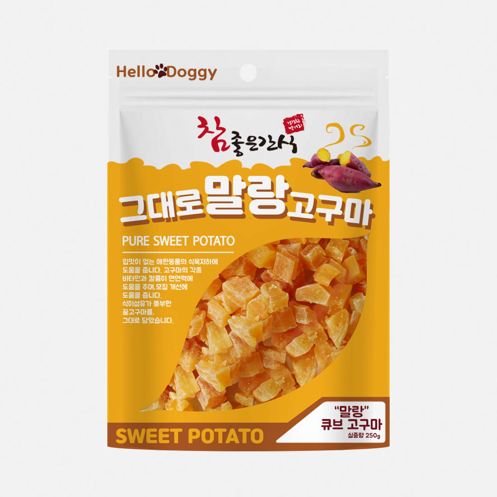[헬로도기] 말랑고구마(큐브) 250g