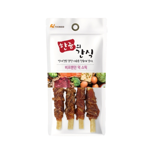 한줌의간식 비프텐던 오리스틱25g