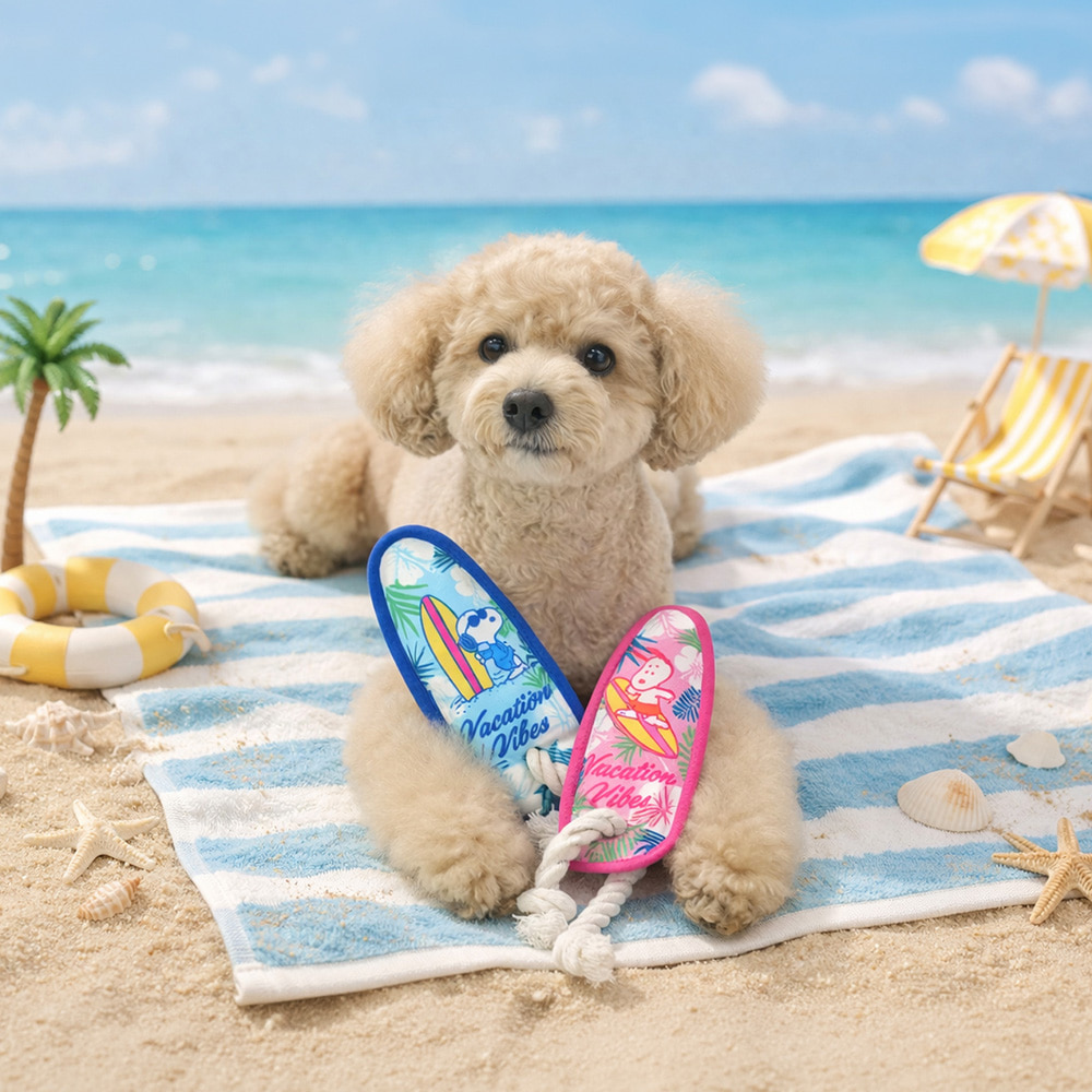 [피너츠] 서핑보드로프토이 [1팩5ea]