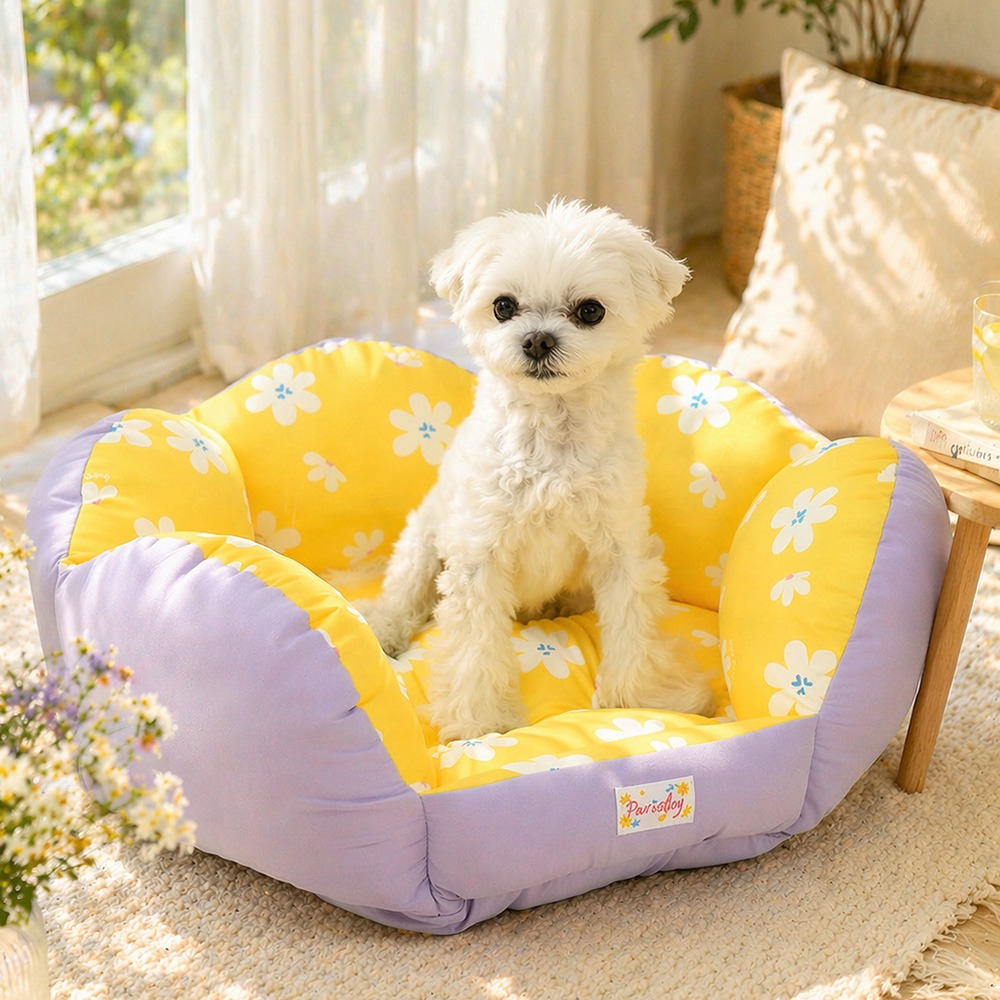 [패리스독] 플라워양면쿨베드