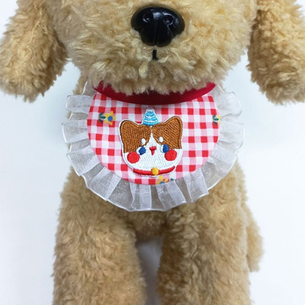 하니펫 체크 반달 레이스 악세서리 (랜덤출고)