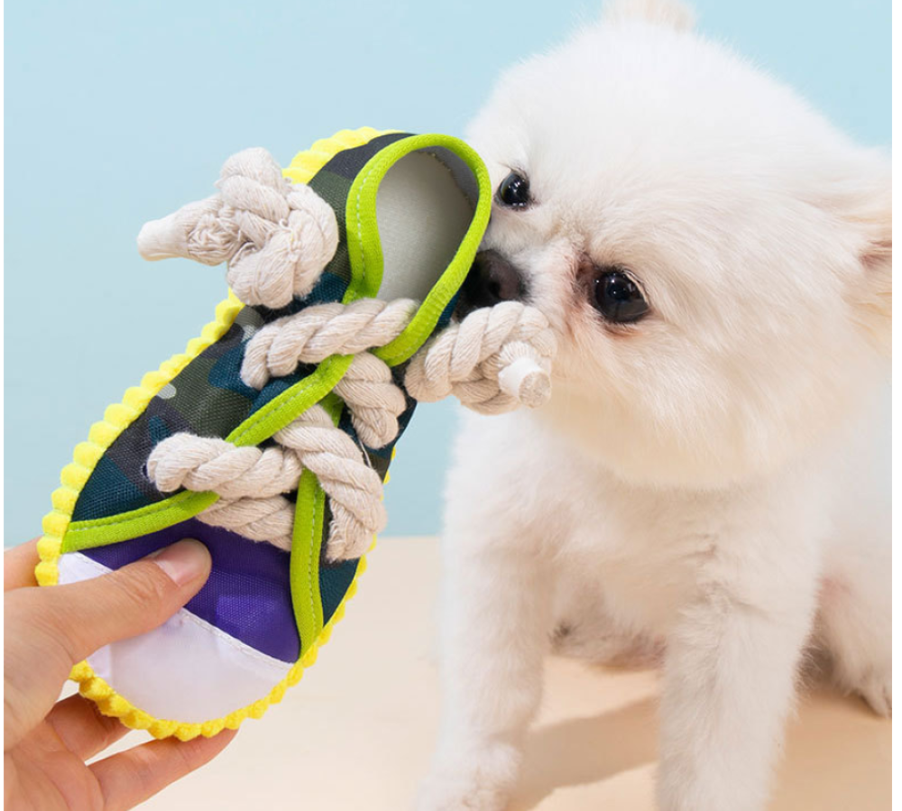 내마음에 쿵 강아지 장난감 삑삑이 신발