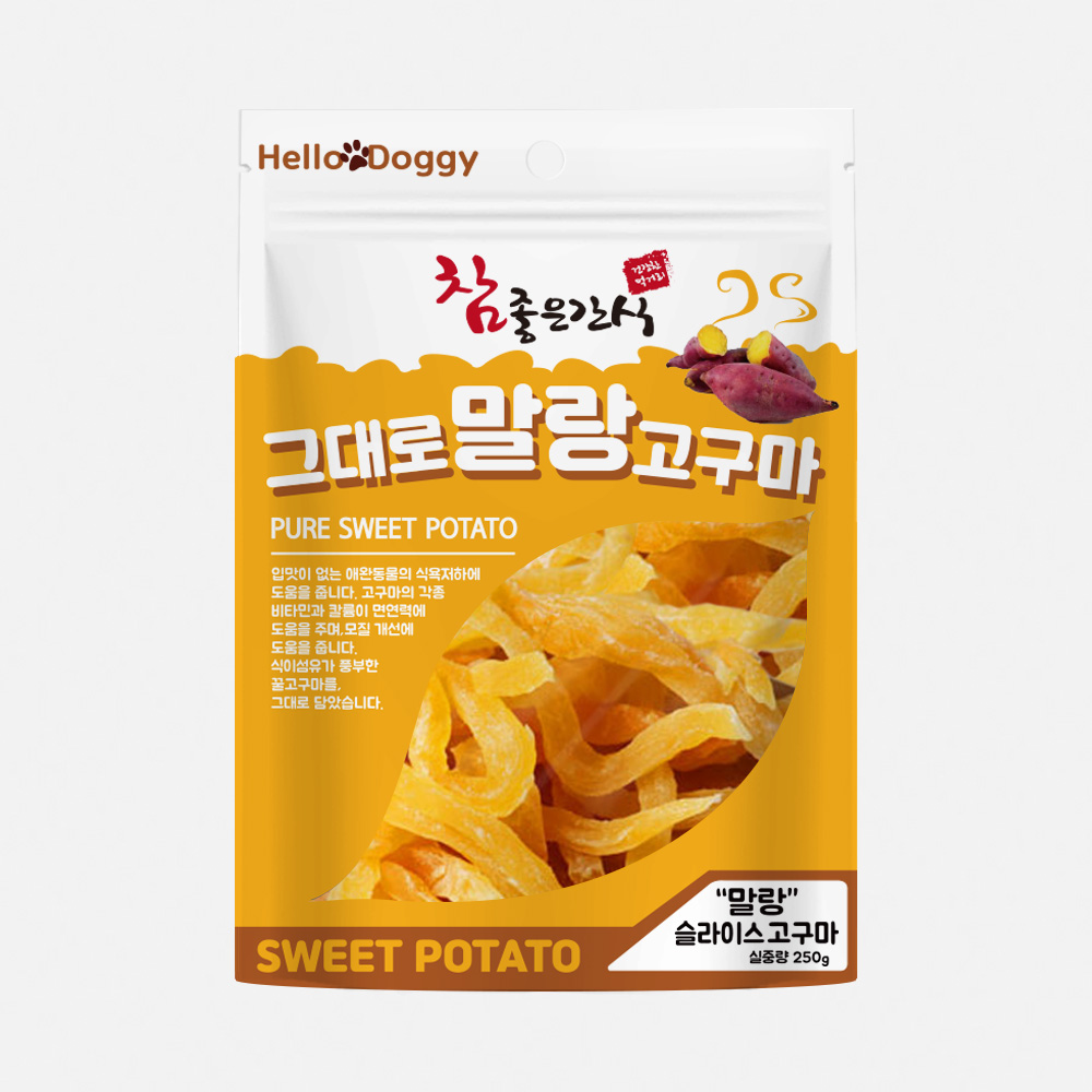 참좋은간식 그대로말랑고구마 250g 슬라이스