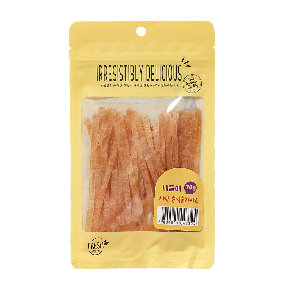 [내품애] 치킨습식슬라이스 70g