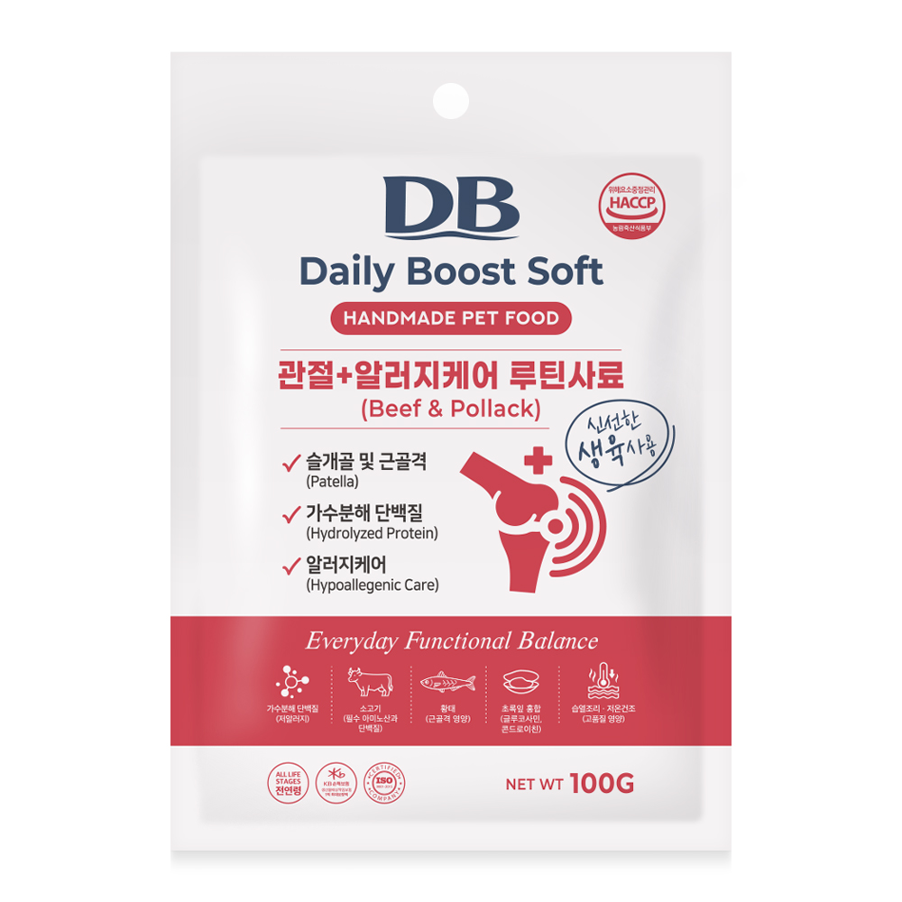 DB소프트사료 소고기+황태 100g