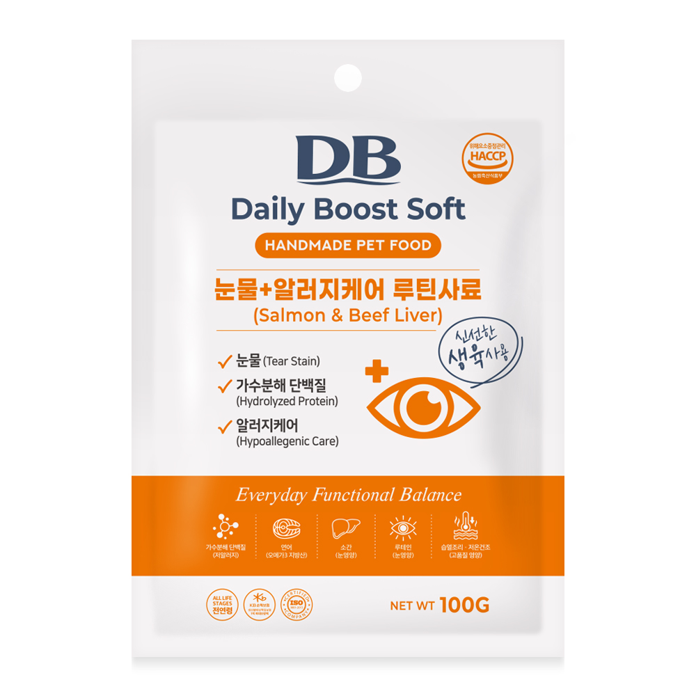 DB 소프트사료 연어+소간 100g