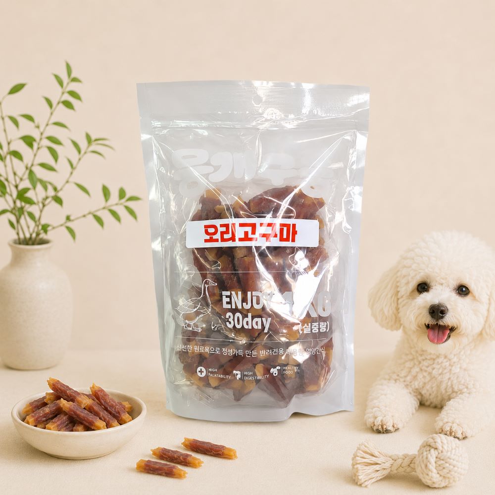 뭉개구름 오리고구마1kg 대용량간식