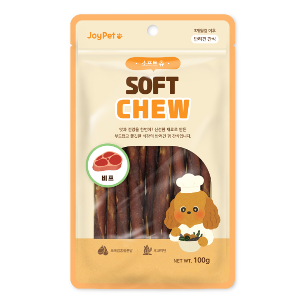 할인특가! [조이펫] 소프트 츄 100g (비프)
