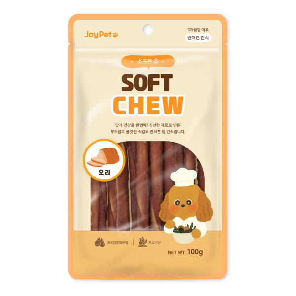 할인특가! [조이펫] 소프트 츄 100g (오리)