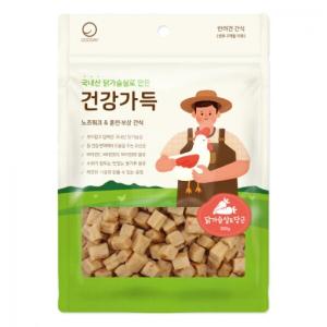 할인특가! [건강가득] 닭고기  큐브 300g (닭가슴살&당근)