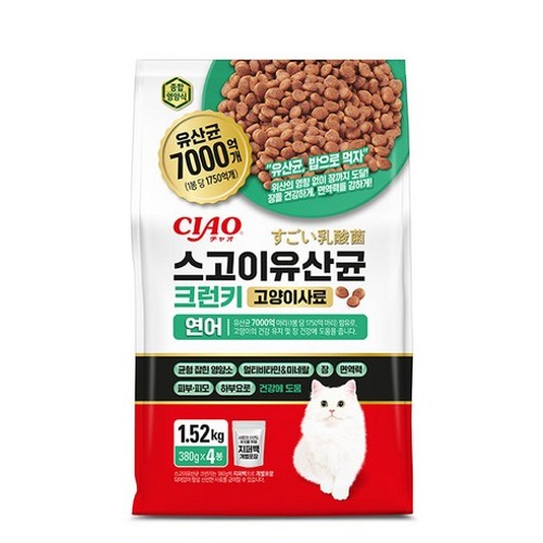 이나바 스고이 유산균 크런키 연어1.52kg