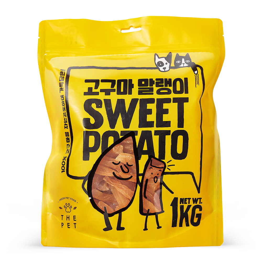 [더주스] 더펫  고구마말랭이 1kg