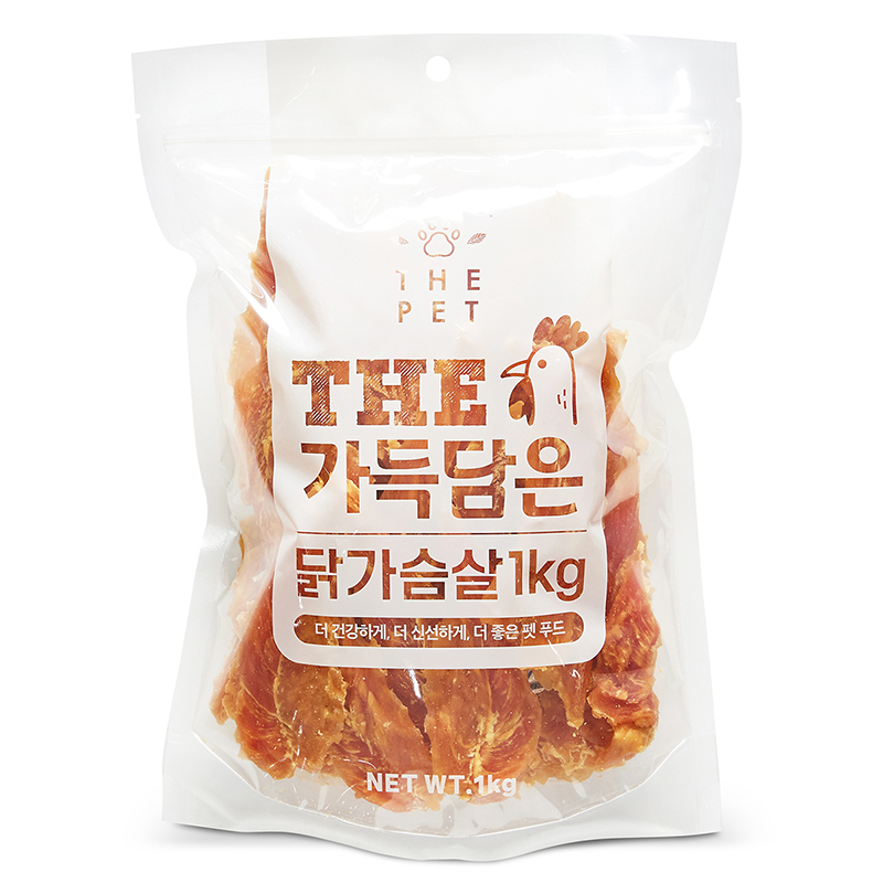 [더주스] 더펫  더 가득담은 닭가슴살 1kg