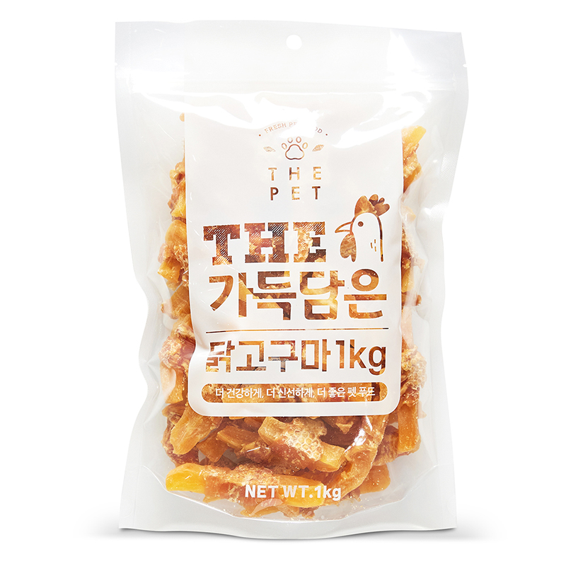 [더펫] 더 가득담은 닭고구마 1kg
