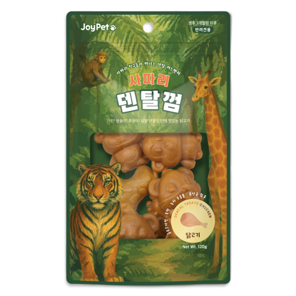 10+3증! [조이펫] 사파리 덴탈껌 120g (닭고기)