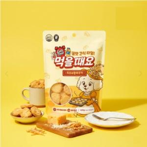 바우와우 잇츠타임 치즈&황태 쿠키 100g
