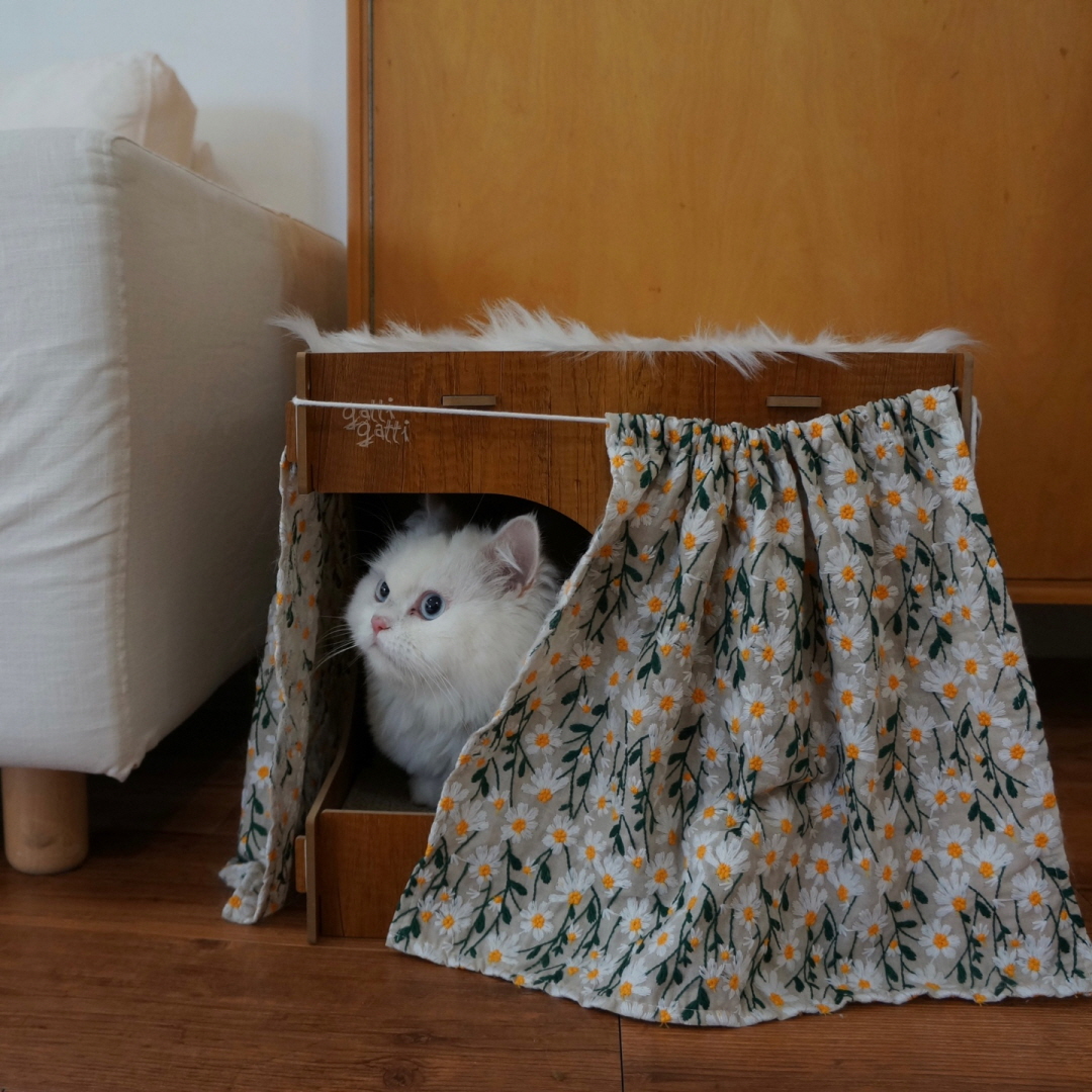 가티가티 고양이 사냥놀이 모듈하우스 숨숨집