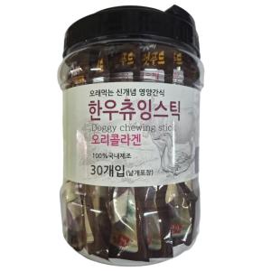수제올리고펫푸드 한우츄잉스틱-오리콜라겐 30P