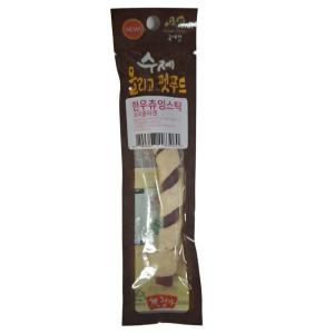 수제올리고펫푸드 한우츄잉스틱-오리콜라겐 1P