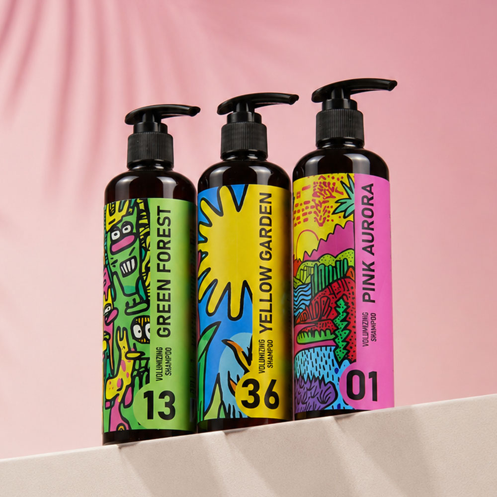 [젠트웰브] 펫 볼류마이징 샴푸 300ml ★펫살롱 입점상품★ 그린포레스트/옐로우가든/핑크오로라
