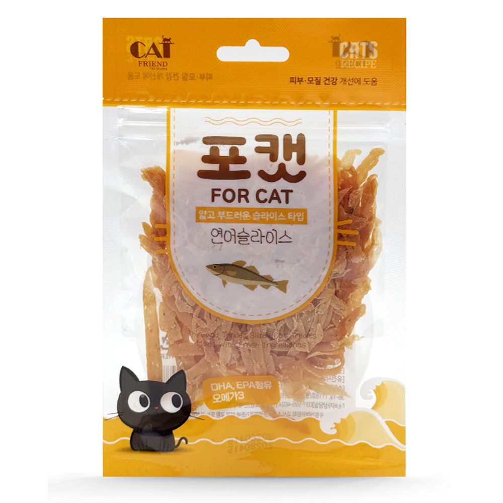 [팻라인] 포캣 슬라이스 35g (연어)
