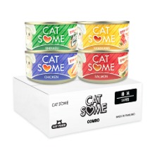 [두빈펫] 굿프랜드 CATSOME 캣썸 콤보 (1박스/80g*24개입)(4종*6개씩)