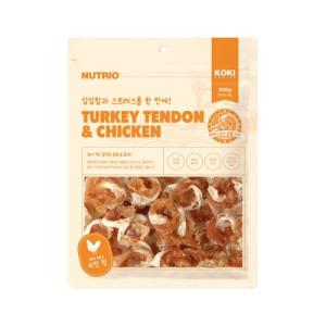 뉴트리오 칠면조 힘줄 치킨링 500g