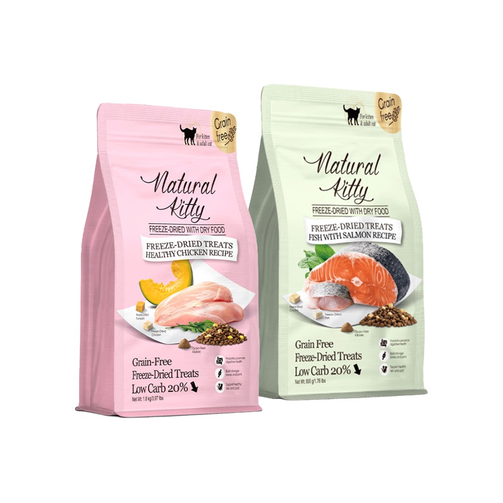 내추럴키티  FD 토핑 건사료 1.8kg
