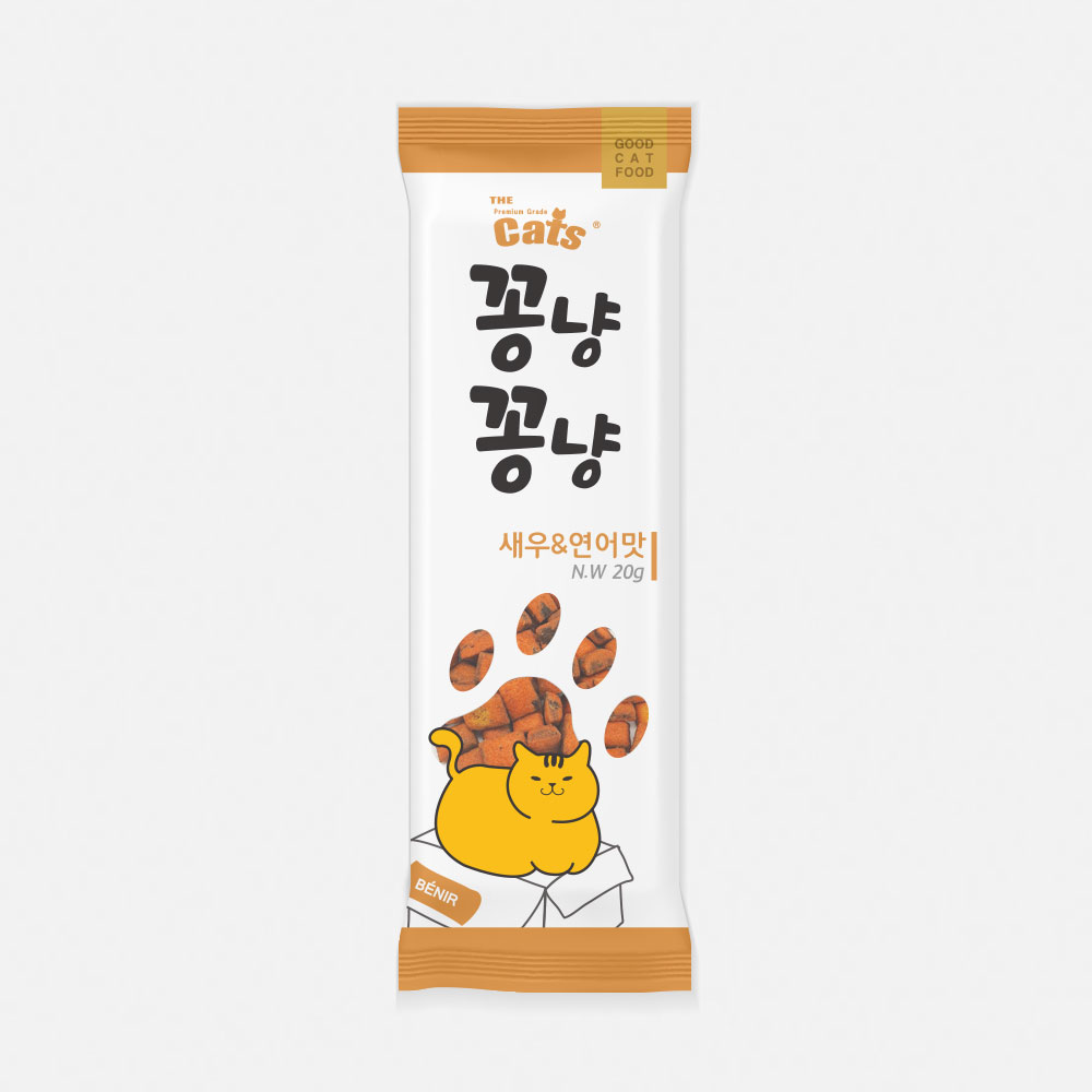 [더 캣츠] 꽁냥꽁냥 새우&연어 20g