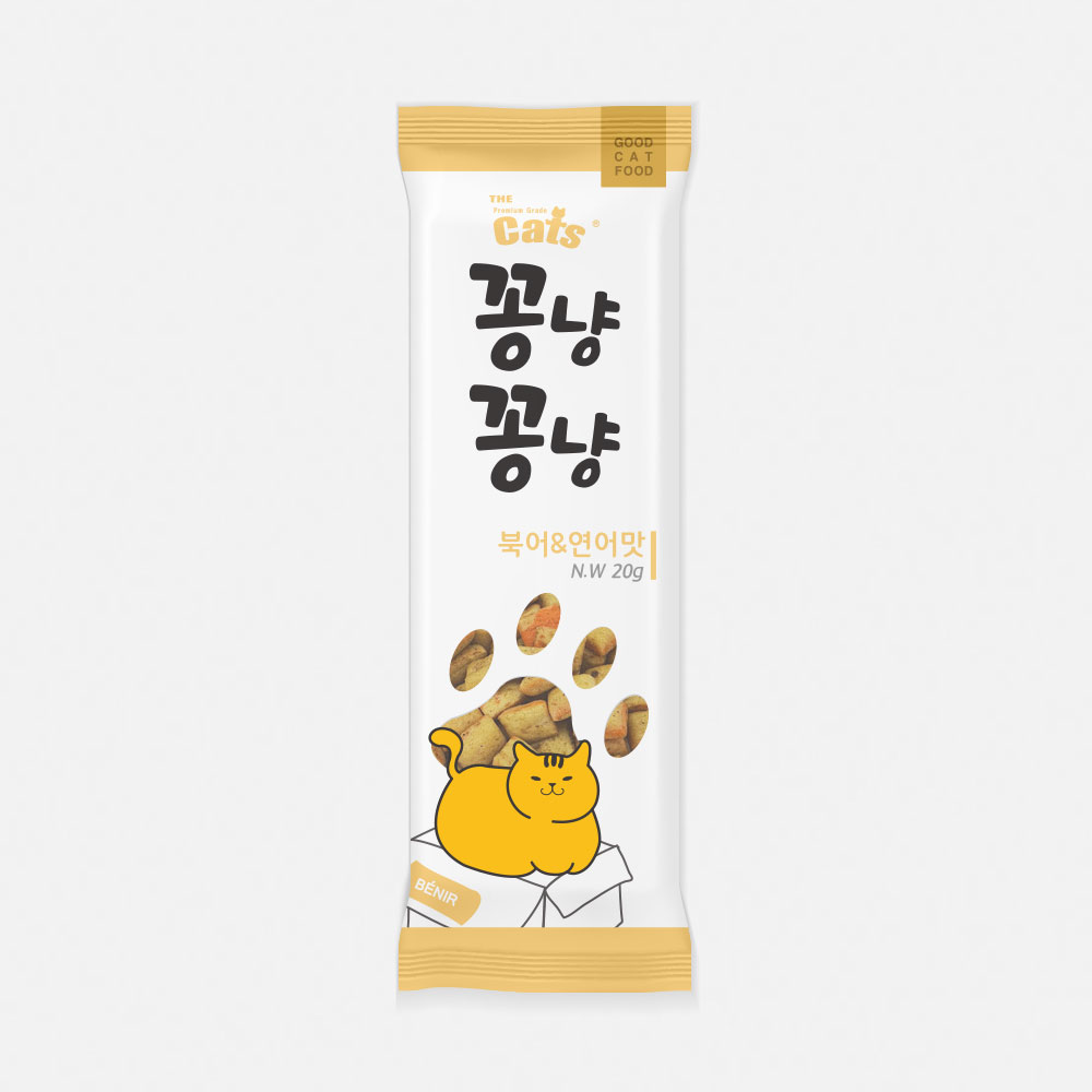 [더 캣츠] 꽁냥꽁냥  북어&연어맛 20g