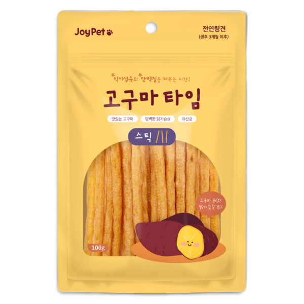 [조이펫] 고구마 타임 100g (스틱)