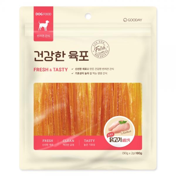 [건강한육포] 소프트 슬림스틱 180g (닭고기)