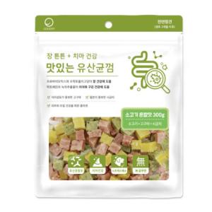맛있는 유산균껌 소고기혼합 300g
