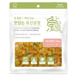 맛있는 유산균껌 연어혼합 300g