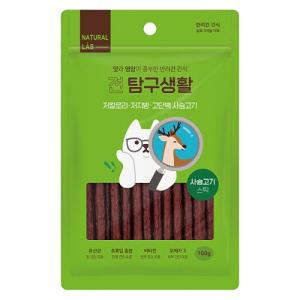 네츄럴랩 견탐구생활 사슴고기스틱 100g