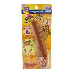 캐티맨 고양이 발바닥 LED 빔 포인터 장난감 꿀벌