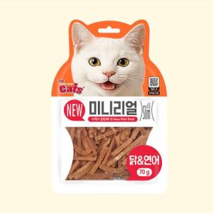 더캣츠 뉴 미니리얼 닭고기+연어 70g