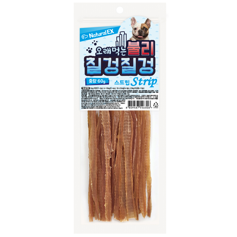 [네츄럴EX] 불리 질겅질겅 스트립 (60g)